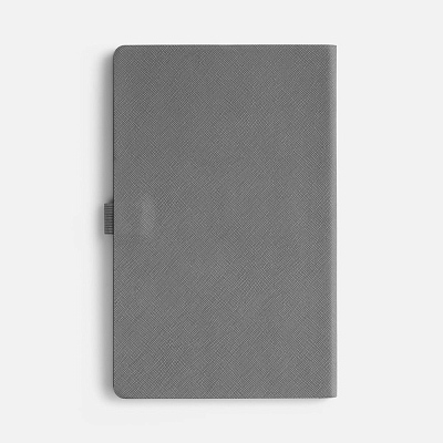 Ежедневник Lungo, недатированный, серый