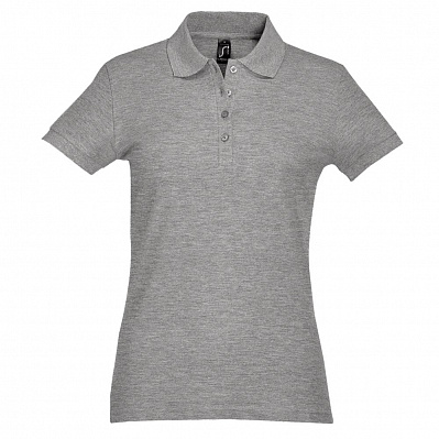 Рубашка поло женская Passion 170  (Серый меланж)