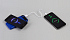 Беспроводное зарядное устройство "Quantum", 10000 mAh с цифровым индикатором заряда, синий - Фото 5