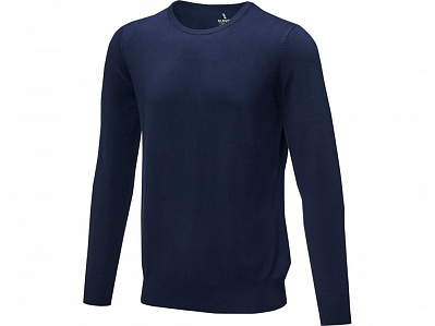 Пуловер Merrit с круглым вырезом, мужской (Темно-синий)