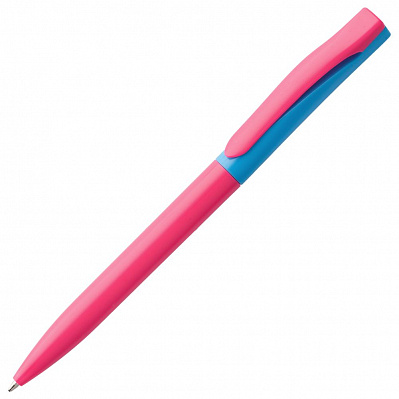 Ручка шариковая Pin Special, розово-голубая (Розовый)