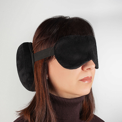 Дорожный набор "2Go" 2в1, черный (Чёрный)