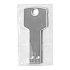 USB flash-карта KEY (16Гб), серебристая, 5,7х2,4х0,3 см, металл - Фото 3