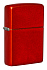 Зажигалка ZIPPO Classic с покрытием Metallic Red, латунь/сталь, красная, матовая, 38x13x57 мм - Фото 1