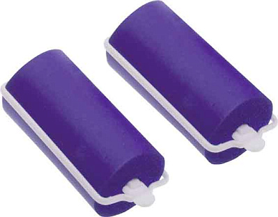 Бигуди резиновые Dewal Beauty d 25ммx70мм(10шт) сиреневые (Фиолетовый)