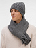 Шарф Laconi, темно-серый меланж - Фото 8