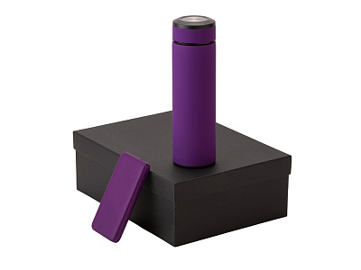 Подарочный набор COLOR IT c термосом и повербанком (Фиолетовый)