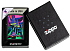 Зажигалка ZIPPO Counter Culture с покрытием Black Light, латунь/сталь, черная,матовая 38x13x57 мм - Фото 7