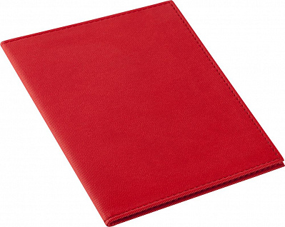Обложка для паспорта Twill, красная (Красный)