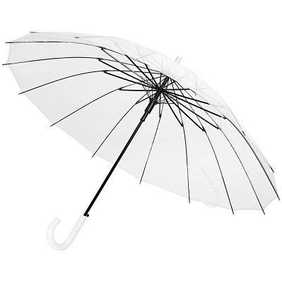 Прозрачный зонт-трость Clear 16 (Прозрачный)