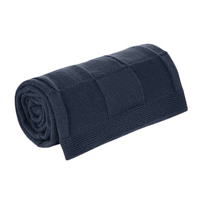 Плед Селла Софт (Cella Soft) вязаный, 160*90 см, синий