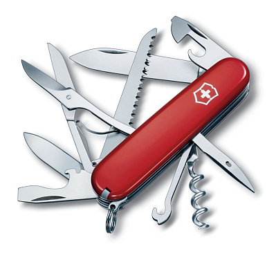 Нож перочинный VICTORINOX Huntsman, 91 мм, 15 функций  (Красный)