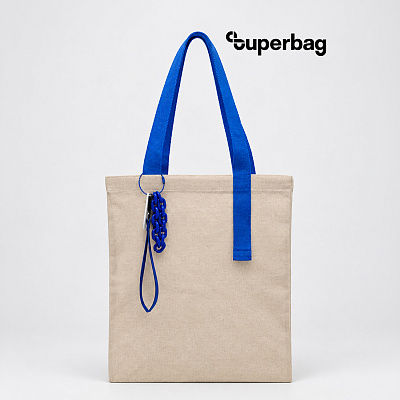 Набор Superbag Blue light: шоппер с обвесом (Неокрашенный с синим) Набор Superbag Blue light: шоппер с обвесом (Неокрашенный с синим)