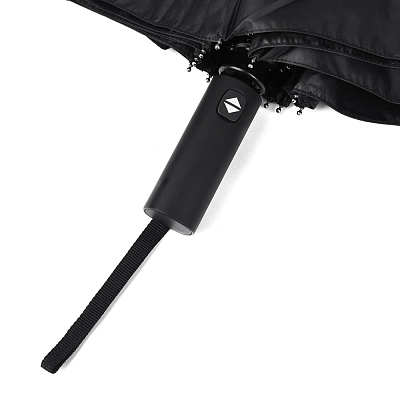 Автоматический противоштормовой зонт Ambra, черный 