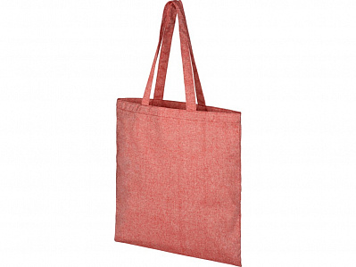 Эко-сумка Pheebs из переработанного хлопка (Красный меланж)