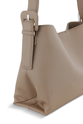 Сумка женская наплечная BUGATTI Luna, пудровая, полиуретан, 30 x 13 x 22 см