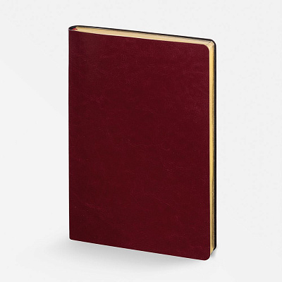 Ежедневник Nebraska Flex, недатированный, красный с серебристым (Золотистый)