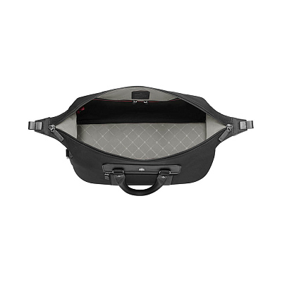 Дорожная сумка VICTORINOX Architecture Urban2 Compact Weekender, черный, полиэстер/кожа, 47x23x31 см, 32 л