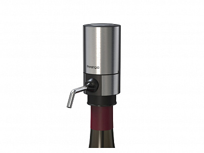 Автоматический аэратор-диспенсер для вина Prestigio (Черный, серебристый)