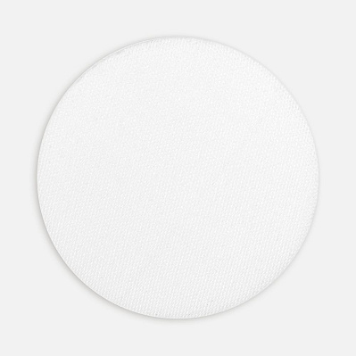 Наклейка тканевая Lunga Round, M, белая (Белый)