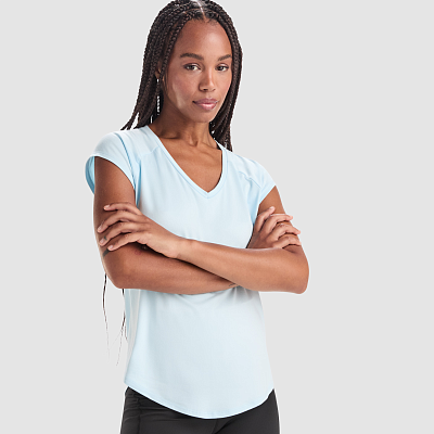 Спортивная футболка AVUS женская, ПЁСТРЫЙ РОЗОВЫЙ S (Пёстрый розовый)