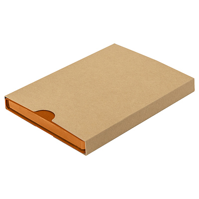 Ежедневник недатированный Pulpy, А5,  оранжевый, кремовый блок в линейку, оранжевый срез