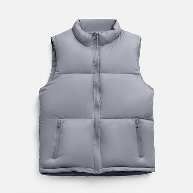 Жилет двусторонний V2, черный (Серый)