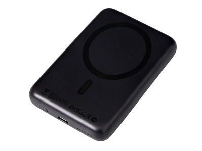 Магнитный внешний беспроводной аккумулятор Polarix, QC/PD, 10000 мАч (Чёрный)