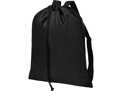 Рюкзак Lerу с парусиновыми лямками (Черный)