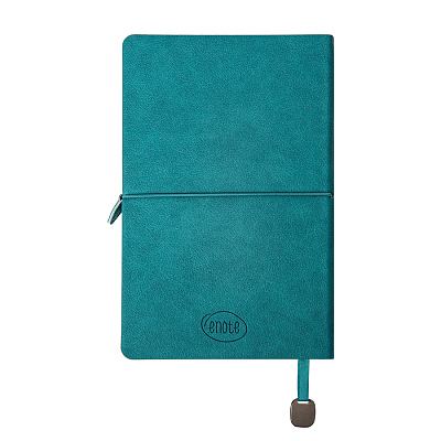 Ежедневник недатированный Fusion, А5, бирюзовый, кремовый блок в линейку