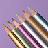 Набор цветных карандашей METALLIC, 6 цветов - Фото 2