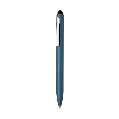 Ручка-стилус Kymi из переработанного алюминия RCS (Королевский синий;)