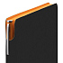Ежедневник Flexpen Black, недатированный, черный со светло-оранжевым - Фото 3