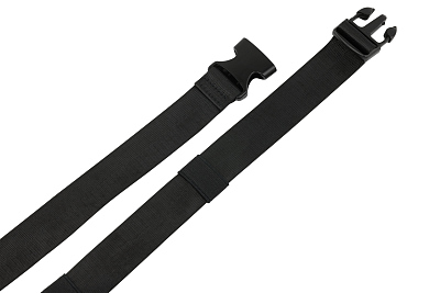 Сумка на пояс BUGATTI Blanc, синяя, тарпаулин/полиэстер, 26х5,5х13,5 см