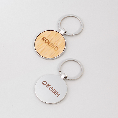 Брелок "Round", натуральный