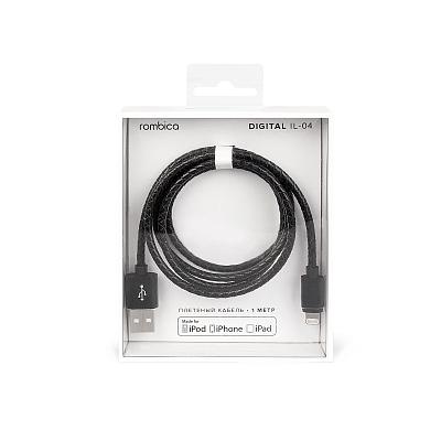 Кабель MFI Apple Rombica DIGITAL IL-04
