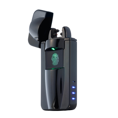 Зажигалка S.Quire USB, сенсорная, графит