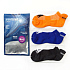 Набор из 3 пар спортивных носков Monterno Sport, серый, синий и оранжевый - Фото 2