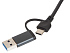 USB-хаб Command с коннектором 2-в-1 USB-C и USB-A, 2.0/3.0 - Фото 5