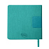 Ежедневник недатированный Scotty, А5-,  бирюзовый, кремовый блок, без обреза - Фото 3