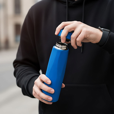 Бутылка для воды "Calypso" 650 мл, синий