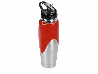 Бутылка спортивная Олимпик (Красный/серебристый)