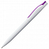 Ручка шариковая Pin, белая с фиолетовым - Фото 2