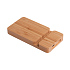 Беспроводное (10W) зарядное устройство "Bamboo Power" 5000 mAh с подставкой под смартфон, бамбук, бежевый - Фото 1