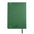 Бизнес-блокнот "RILY", формат А5,  зеленый, блок в точку - Фото 3