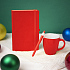 Подарочный набор HAPPINESS: блокнот, ручка, кружка, красный - Фото 1