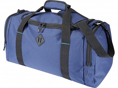 Спортивная сумка Repreve® Ocean из переработанного ПЭТ-пластика (Темно-синий)