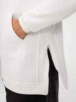 Худи унисекс оверсайз Easy Street, молочно-белое