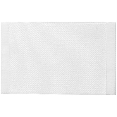 Лейбл тканевый Epsilon, XL, белый