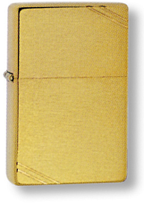 Зажигалка ZIPPO 1937 Vintage™ с покрытием Brushed Brass, латунь/сталь, золотистая, 38x13x57 мм (Золотистый)